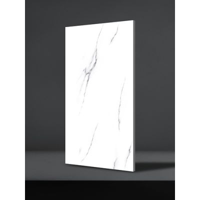 White glossy tile