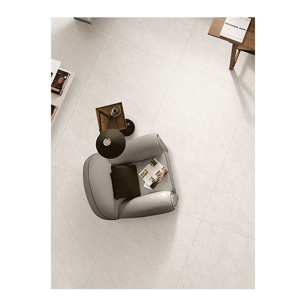 Soft white matte tile: Aspen Bianco creates a clean, inviting space