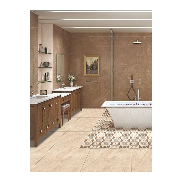 Beige Porcelain tile with pattern